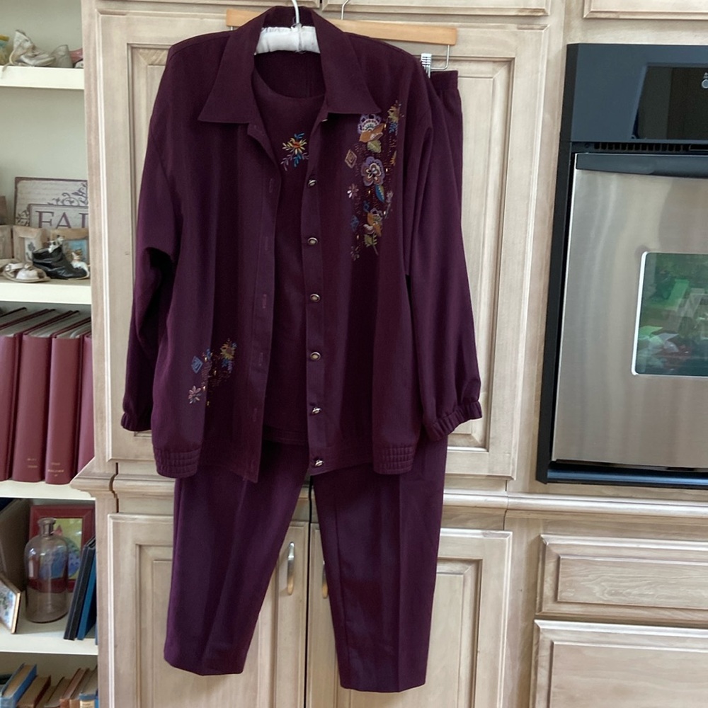G. W. Division of Graff vintage pant & skirt suit 4 pc set